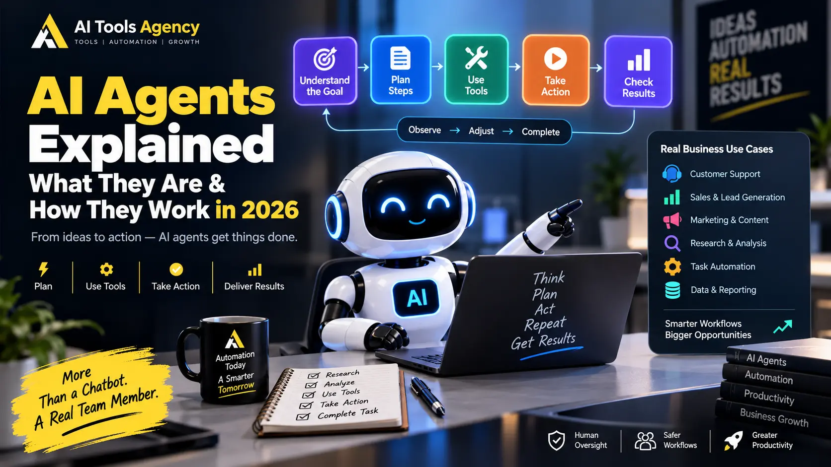 AI agents explained and how AI agents work in 2026