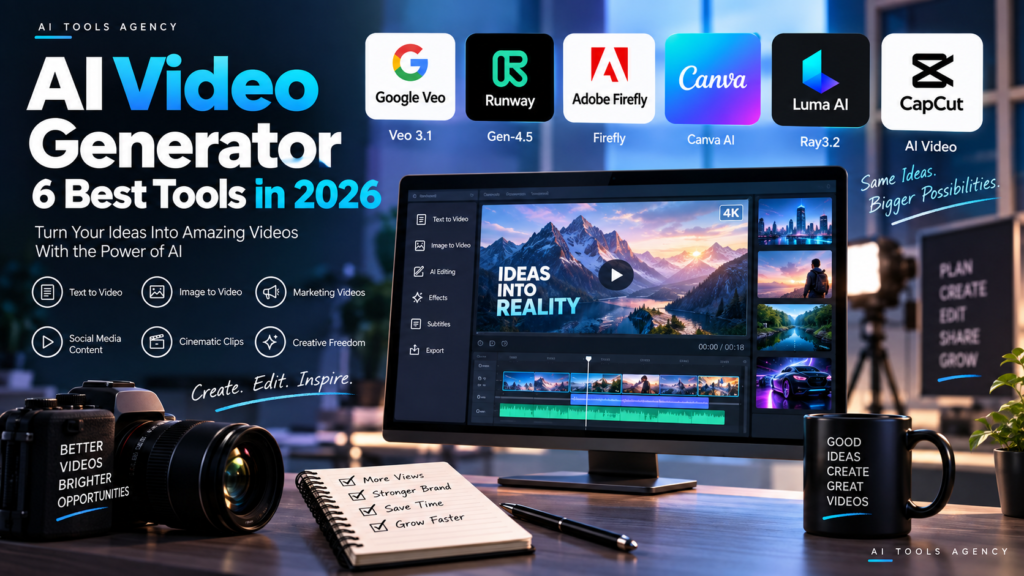 AI video generator tools in 2026