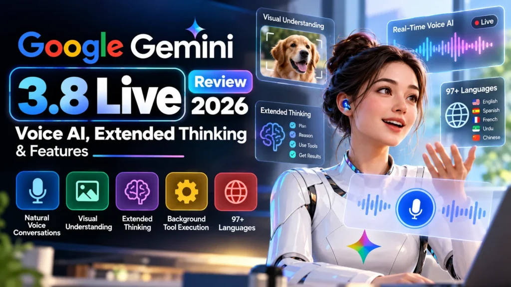 Gemini 3.8 Live Review 2026 voice AI and Extended Thinking